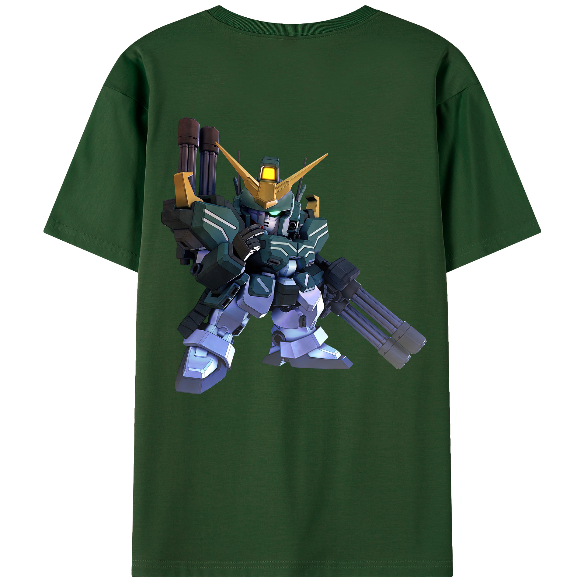 （画像用） 機動戦士ガンダム Mobile Suit Gundam 綿100％半袖Tシャツ（背面プリント）